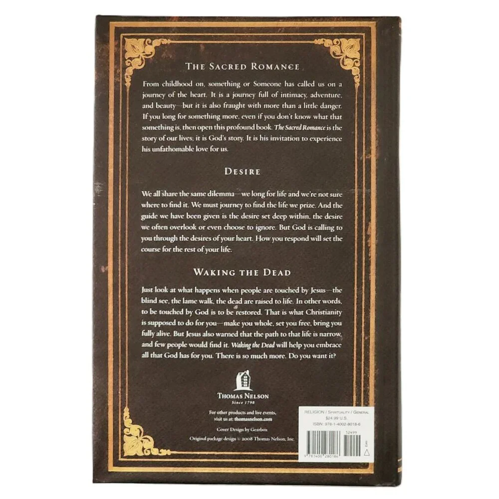 3 in 1 Volume: The Sacred Romance; Desire; Waking the Dead by John Eldredge NEW